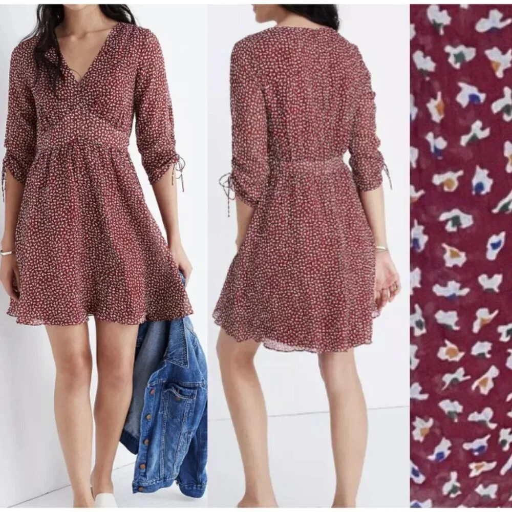 Madewell Starviolet Mini Dress in Ditsy Flowers - 29404